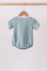 Blue gray Puppy embroidery bubble