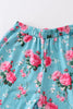 Mint floral women pajamas set