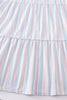 Crab french knot stripe smocked dress