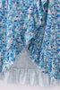 Blue ocean regatta print mom dress