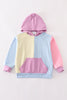 Multicolored blocks mom hoodie mom&me