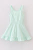 Mint active sporty ruffle tennis dress