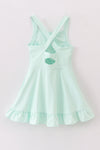 Mint active sporty ruffle tennis dress