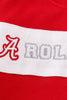 Maroon ROLL TIDE embriodery stripe boy top