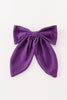 Purple hair sailor bow