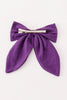 Purple hair sailor bow