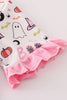 Pink halloween girl set