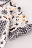 Halloween zip girl pajamas set