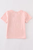 Pink farm fresh pumpkins girl top