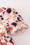 Happy halloween girl pants set