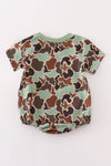 Camouflage print boy bubble