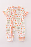 Clemson football baby girl romper