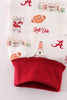 Maroon roll tide football boy set