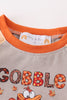 Thanksgiving turkey GOBBLE boy top