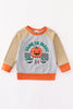 Halloween pumpkin boy top