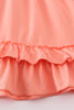 Pink ruffle girl dress