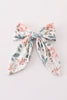 Green floral girl hair sailor bow