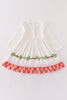 White christmas wreath dress