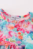 Tropical Bloom print girl bubble