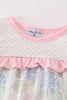 Pink Blossom Serenity print girl bloomer set