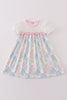 Pink Blossom Serenity print girl dress