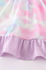 Purple gradient color girl set