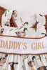 Khaki duck daddy's girl embroidery dress