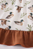 Khaki duck daddy's girl embroidery dress