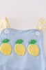 Blue lemon french knot boy bubble