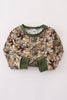 Camo leave dad&me sweatshirt