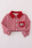 Alabama roll tide elephant embroidery button down shirt