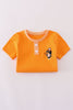 Orange Tennessee go vols embroidery top