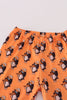 Orange Tennessee go vols print ruffle pajamas set