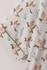 Green duck print bamboo mom pajamas set