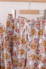 Santa milk biscuits bamboo mom pajamas set