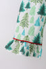 Green christmas tree print mom pajamas pants set