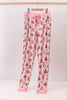 Pink gingerbread house bamboo mom pajmas pants