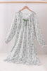 Green christmas tree print mom pajama
