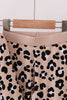 Brown leopard bamboo pajama set