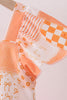 Orange Tennessee patchwork dress