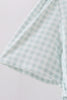 Sage gingham women dress