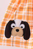 Tennessee Go vols applique plaid bloomer set