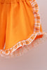 Tennessee Go vols smocked plaid ruffle shorts set