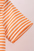 Tennessee Go vols embroidery stripe top