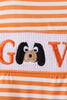 Tennessee Go vols smocked stripe swimsuit