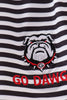 Georgia go dawgs embroidery stripe trunks