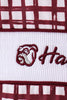 Mississippi Hail State smocked ruffle gingham shorts set