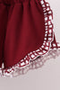 Mississippi Hail State smocked ruffle gingham shorts set