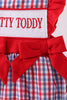 Ole Miss HOTTY TODDY smocked ruffle bubble
