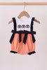 Auburn embroidery ruffle stripe bubble